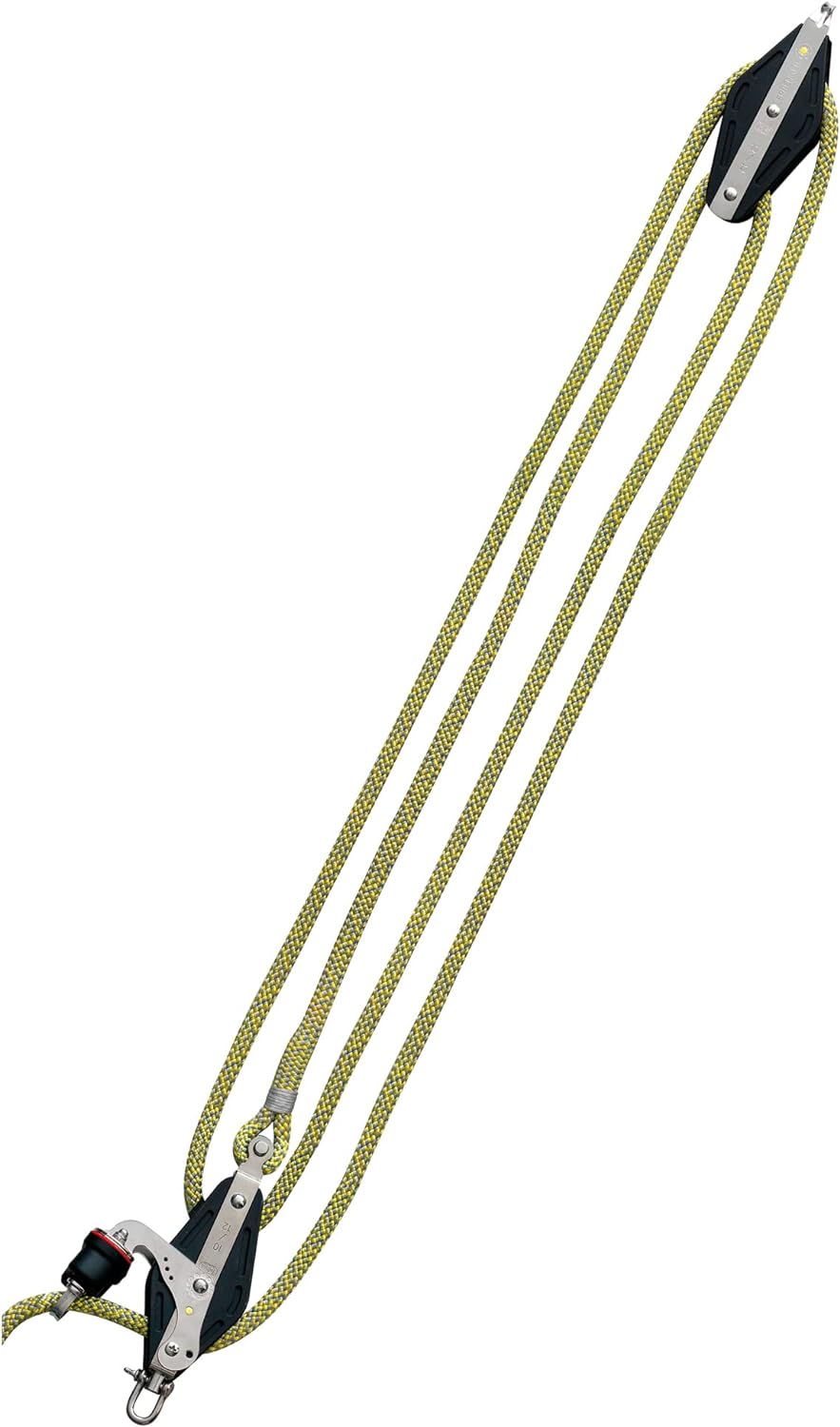 Sprenger Palan complet de grande voile palier lisse cordage 10 mm 15 m